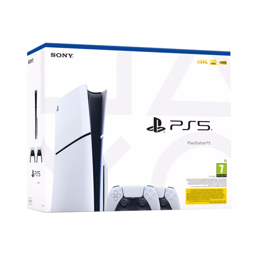 Sony PS5 Slim Disc + Extra controller t.w.v.